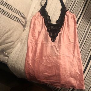 Pink silky Victoria’s Secret lingerie size medium